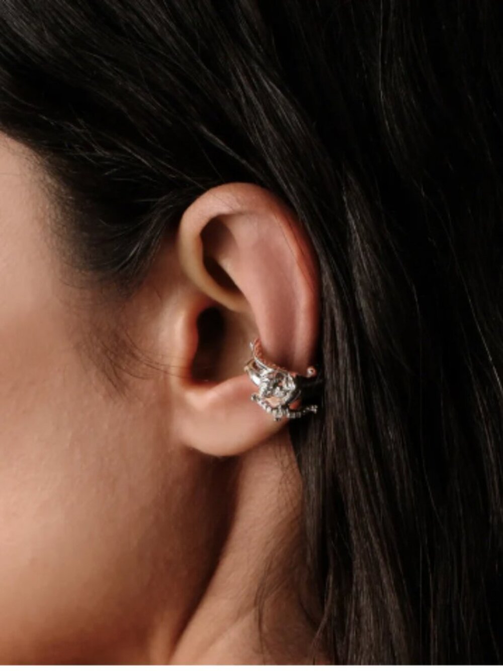Awe Inspired Gold Cupid Ear Cuff